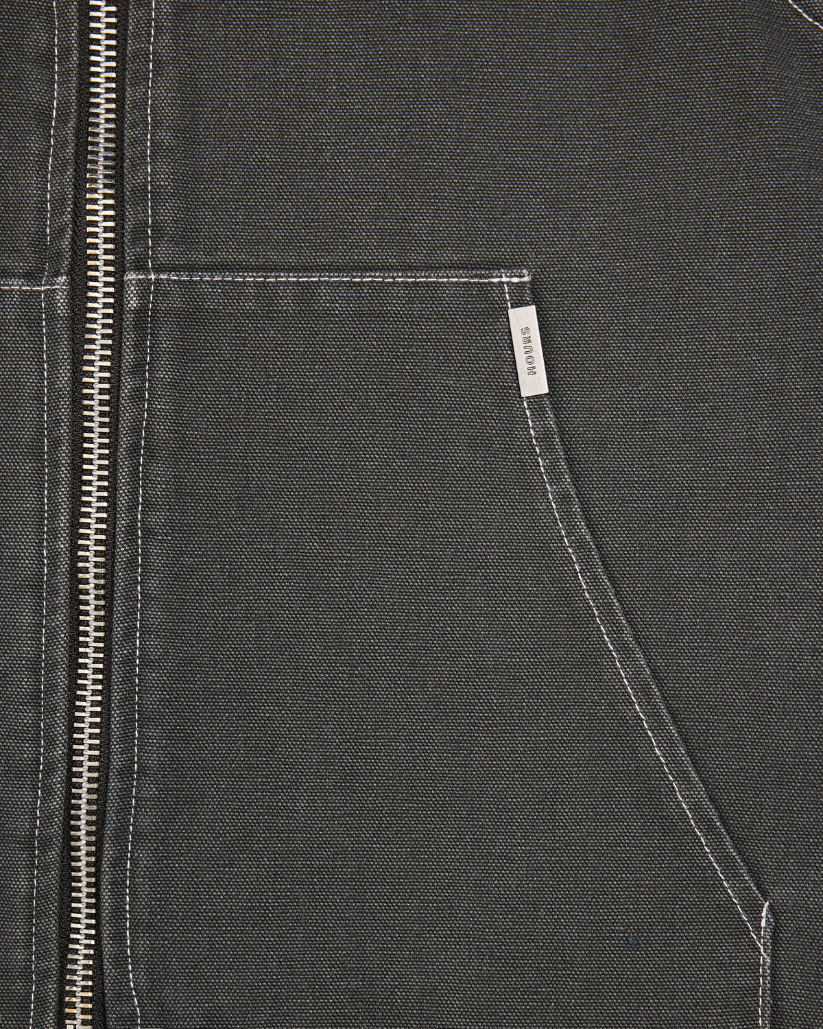 Reversible Workwear Vest - Washed Grey