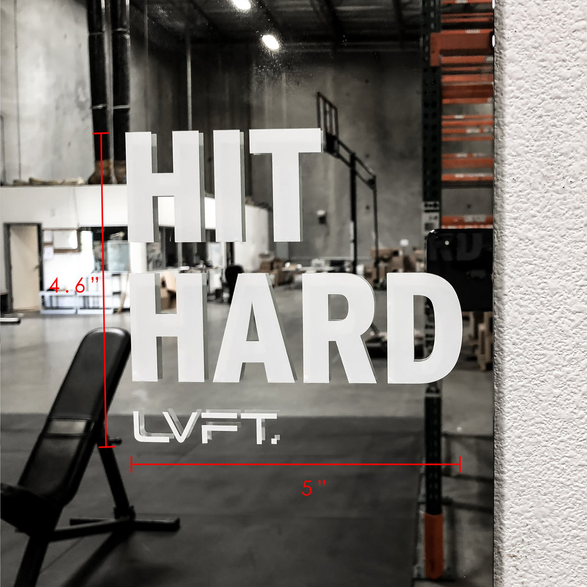 Hit Hard Decal