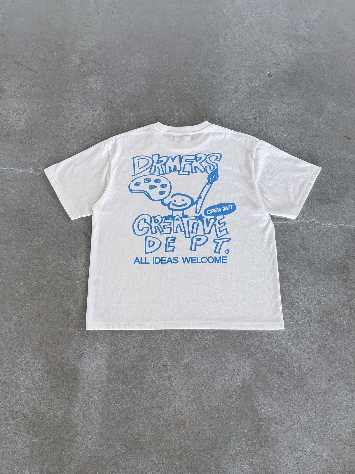 CREATIVE DEPT DOODLE TEE - WHITE
