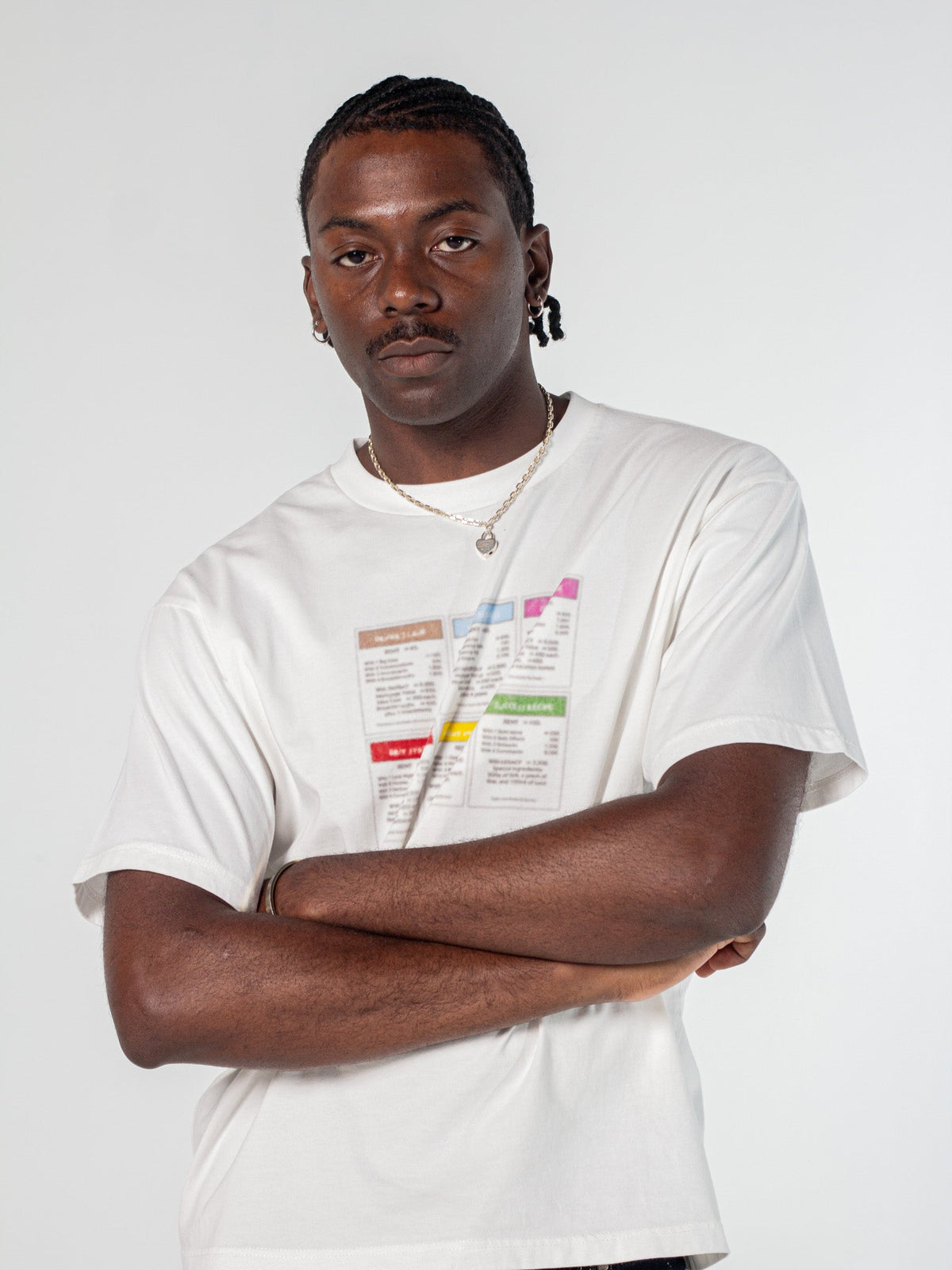 PROPERTY CARDS TEE - WHITE