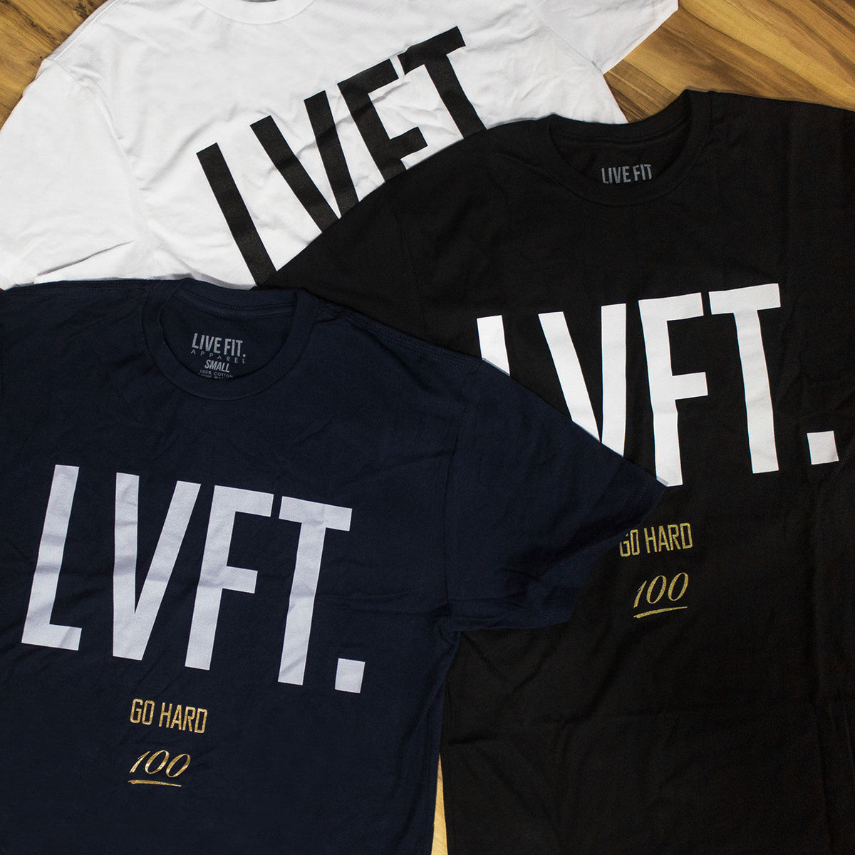 Go Hard Tee - White