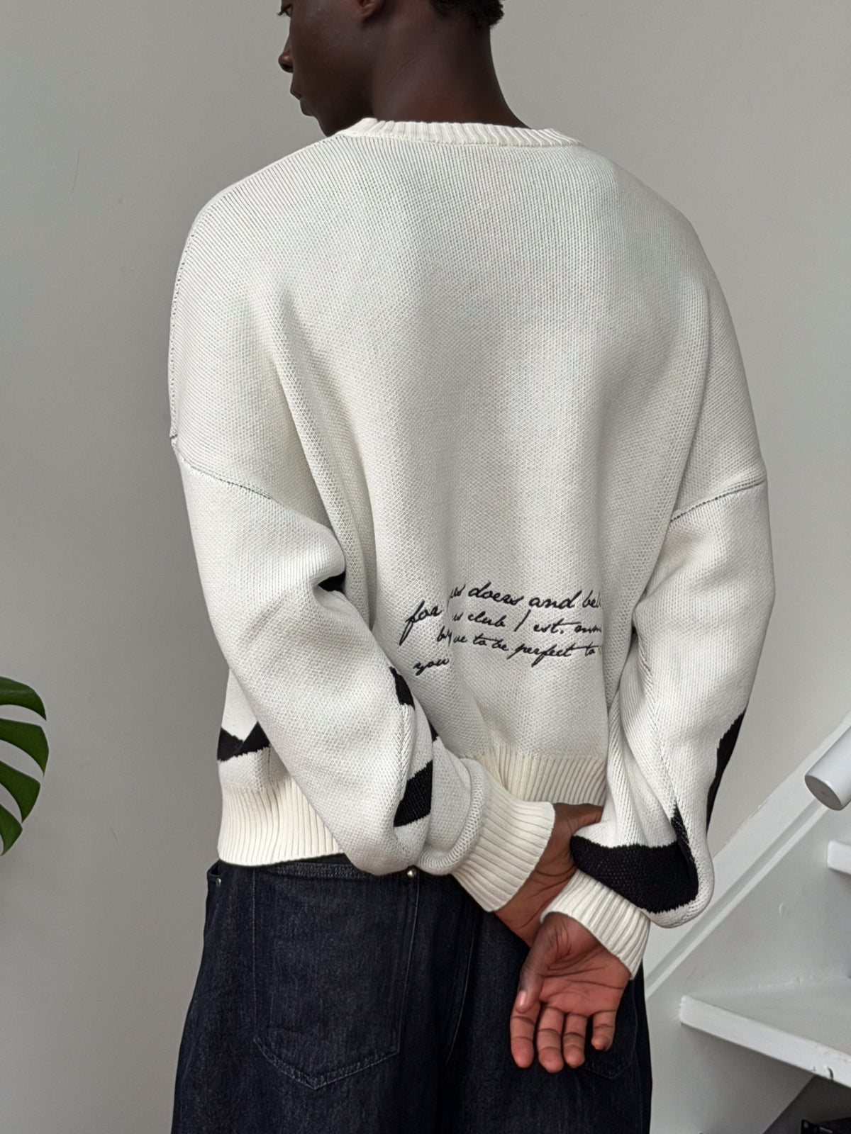 TRIPLE SMILEY KNIT - CREAM
