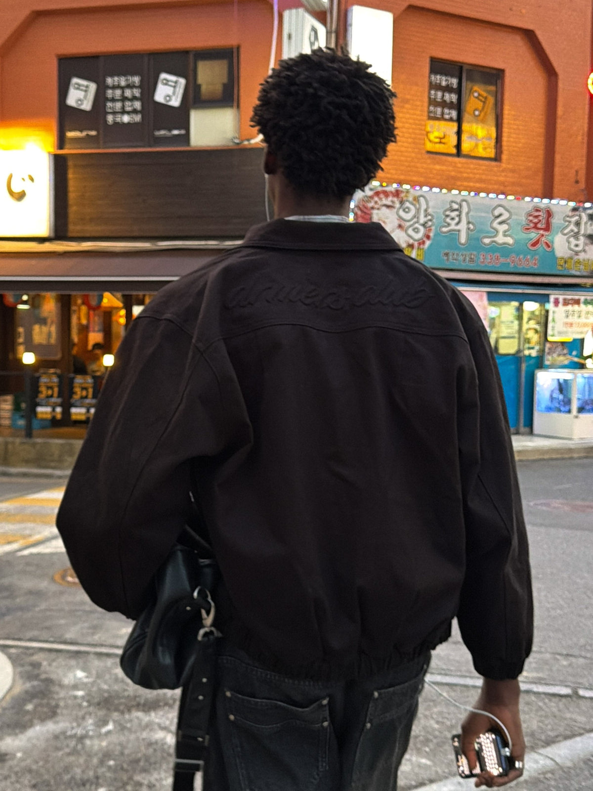 COLLARED JACKET - BLACK