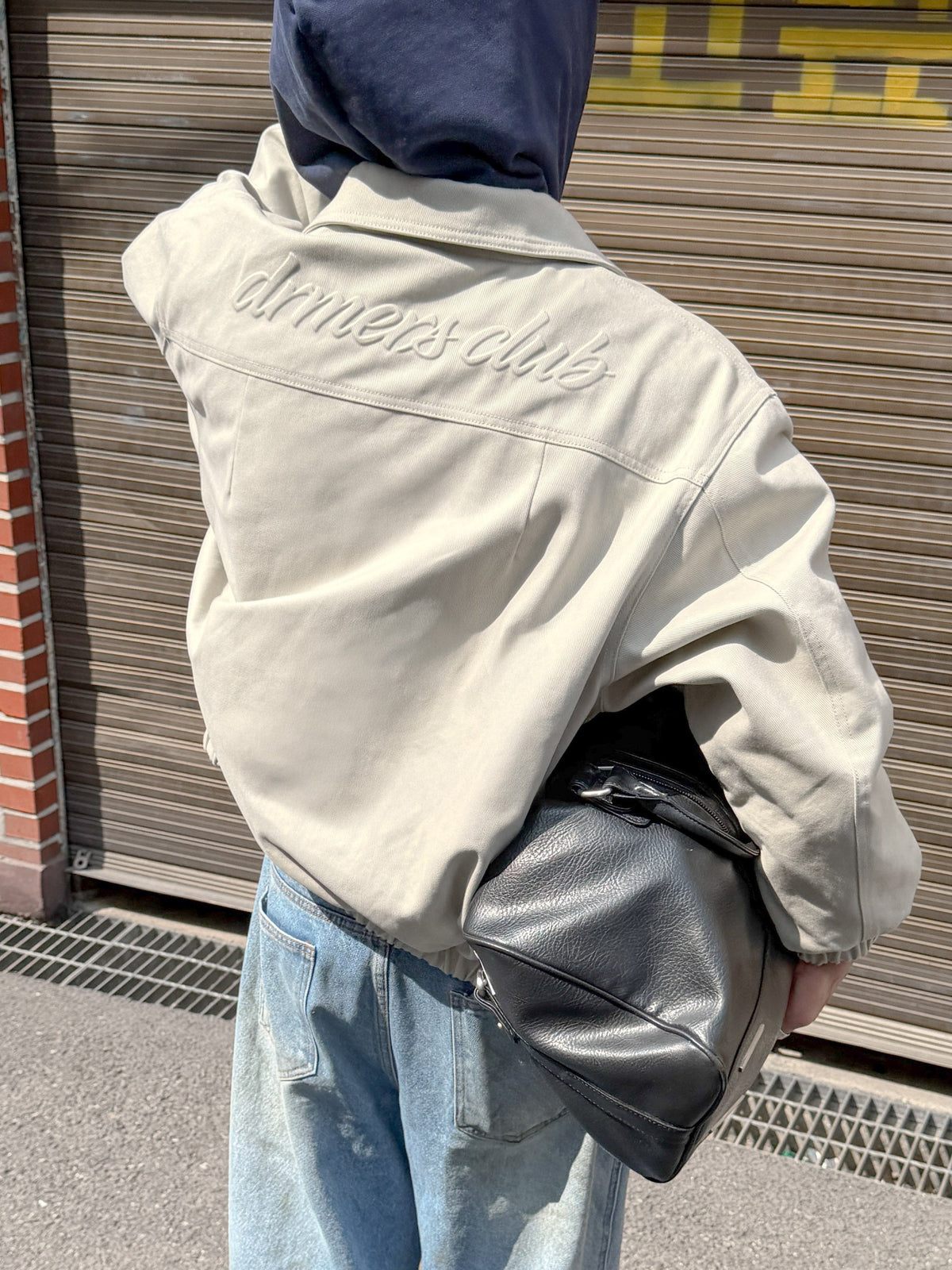 COLLARED JACKET - BONE