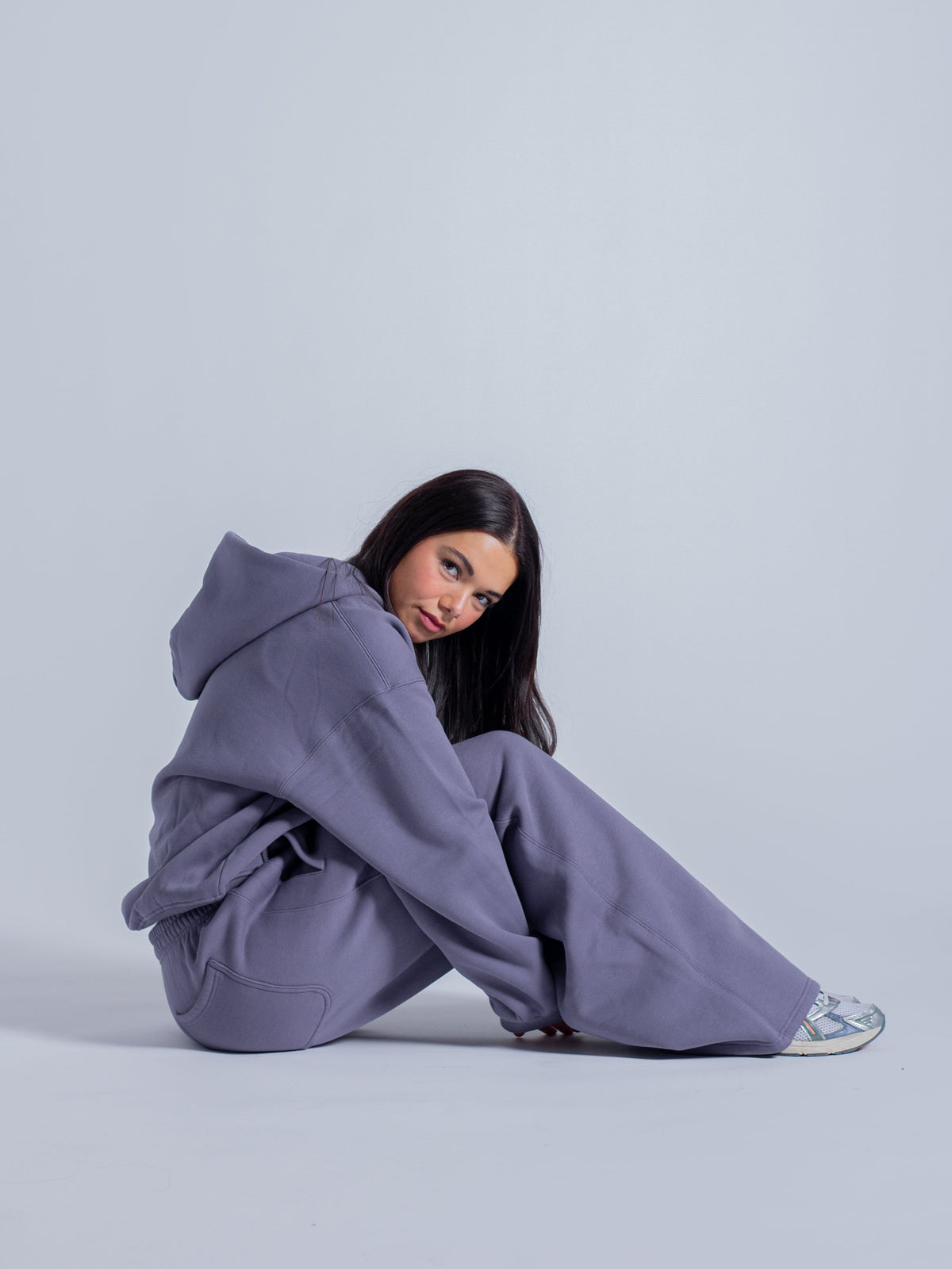 SIGNATURE BASIC ZIP UP - DUSTY VIOLET
