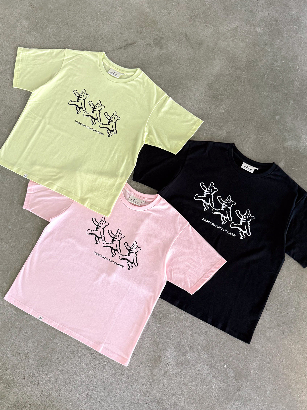 BEAR TEE - LIGHT PINK