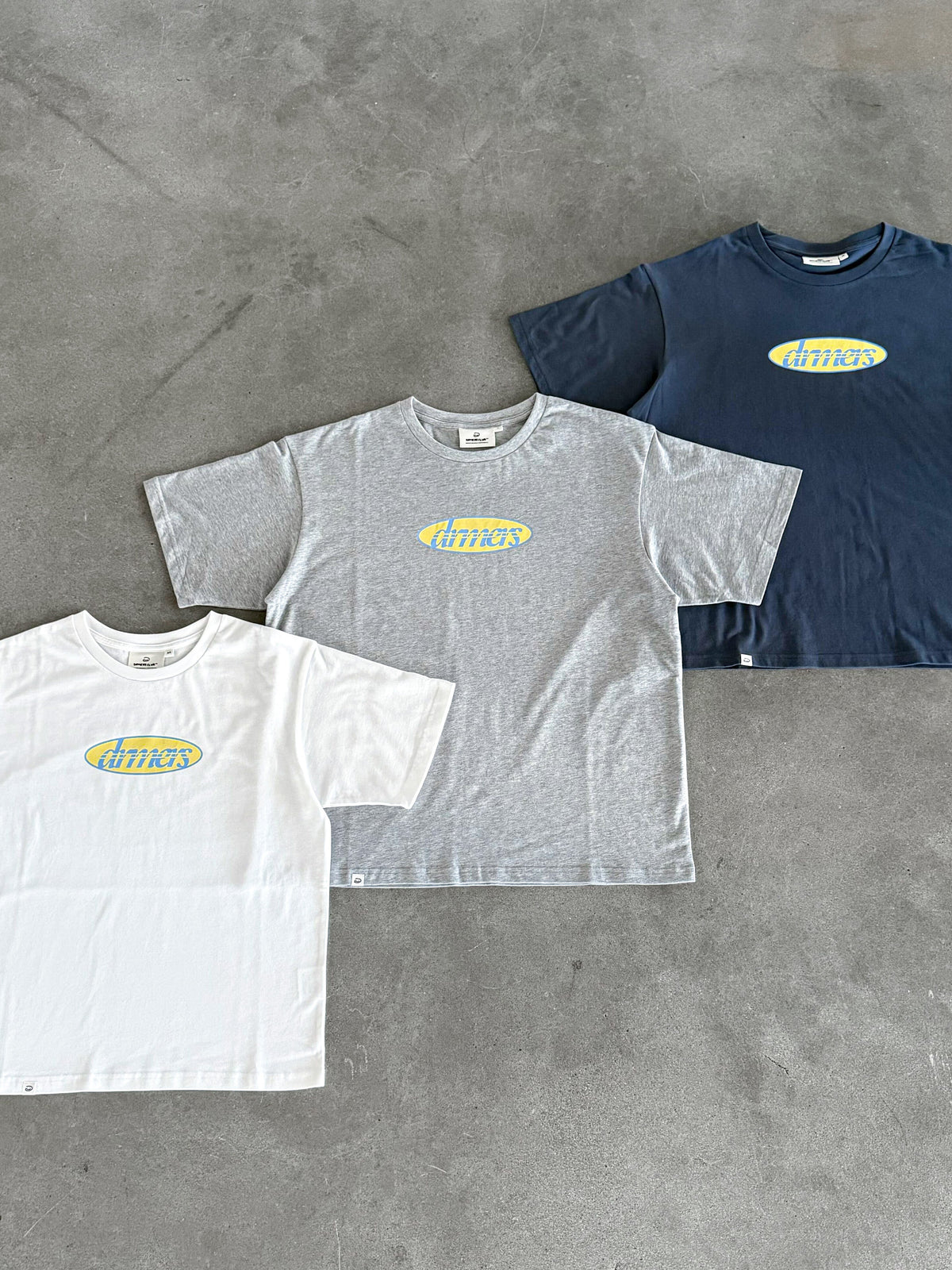 DRMERS LOGO TEE - HEATHER GREY