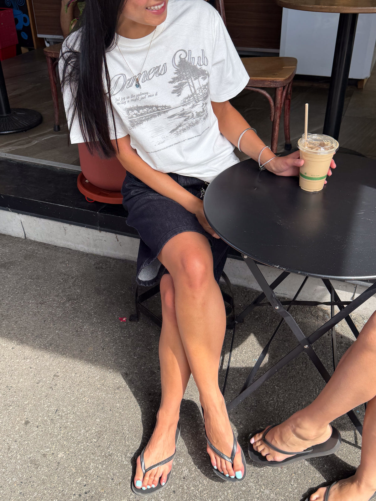 SIMPLE PLEASURES TEE - WHITE