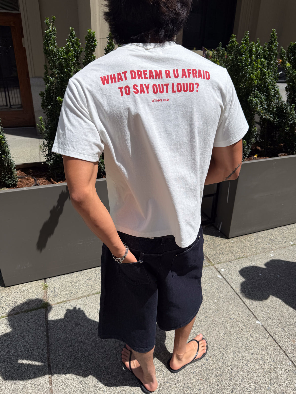 BALLOON TEE - WHITE