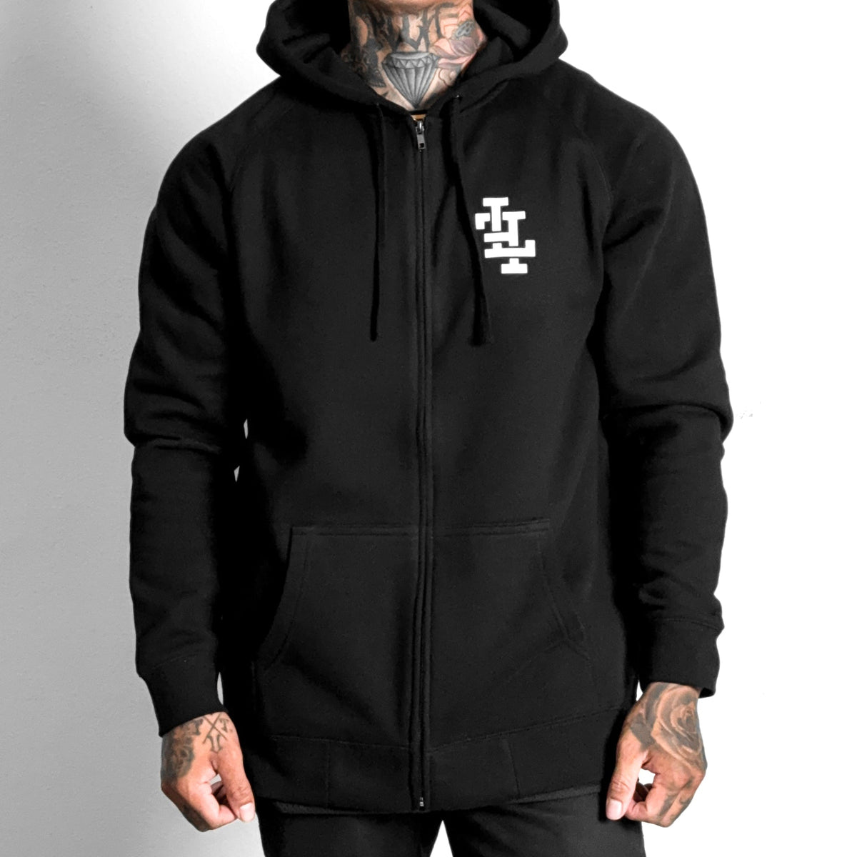 Athletic Dept. Zip-Up Hoodie - Black