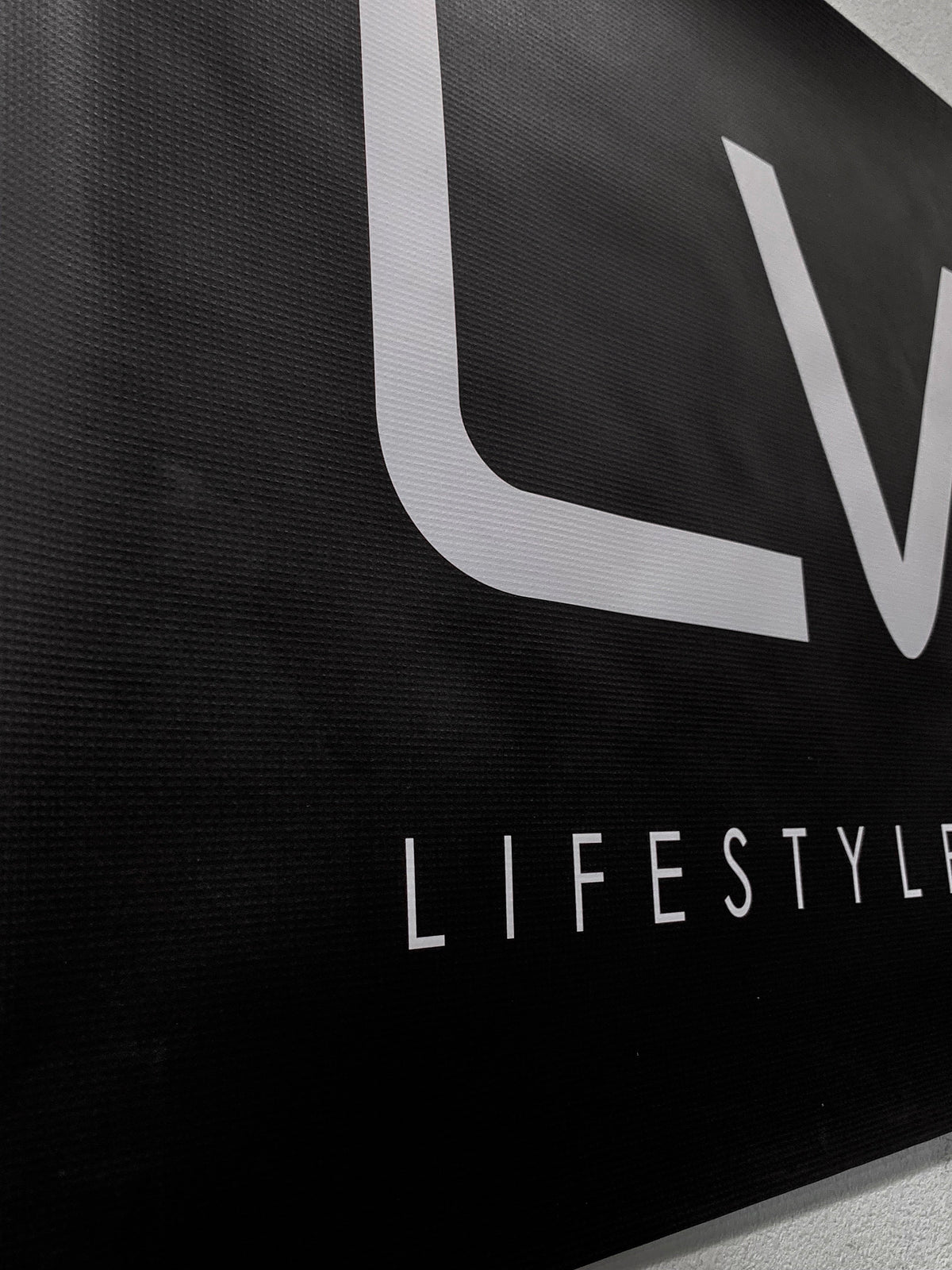 LVFT Vinyl Banner - Black