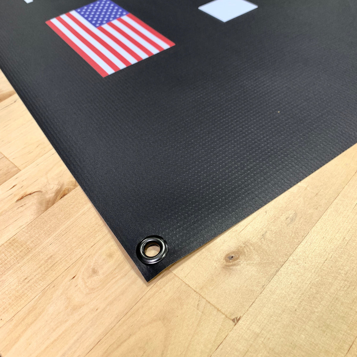 Live Fit  Vinyl Banner - Black