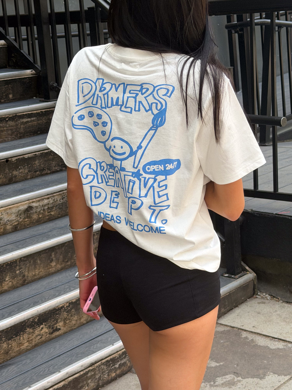 CREATIVE DEPT DOODLE TEE - WHITE