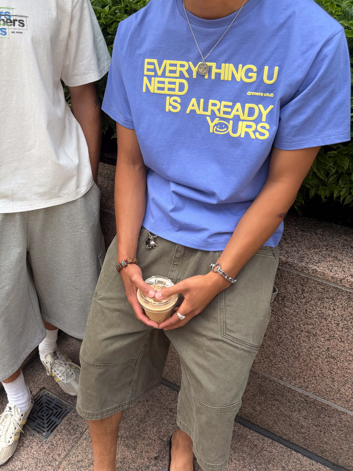EVERYTHING U NEED TEE - PERIWINKLE