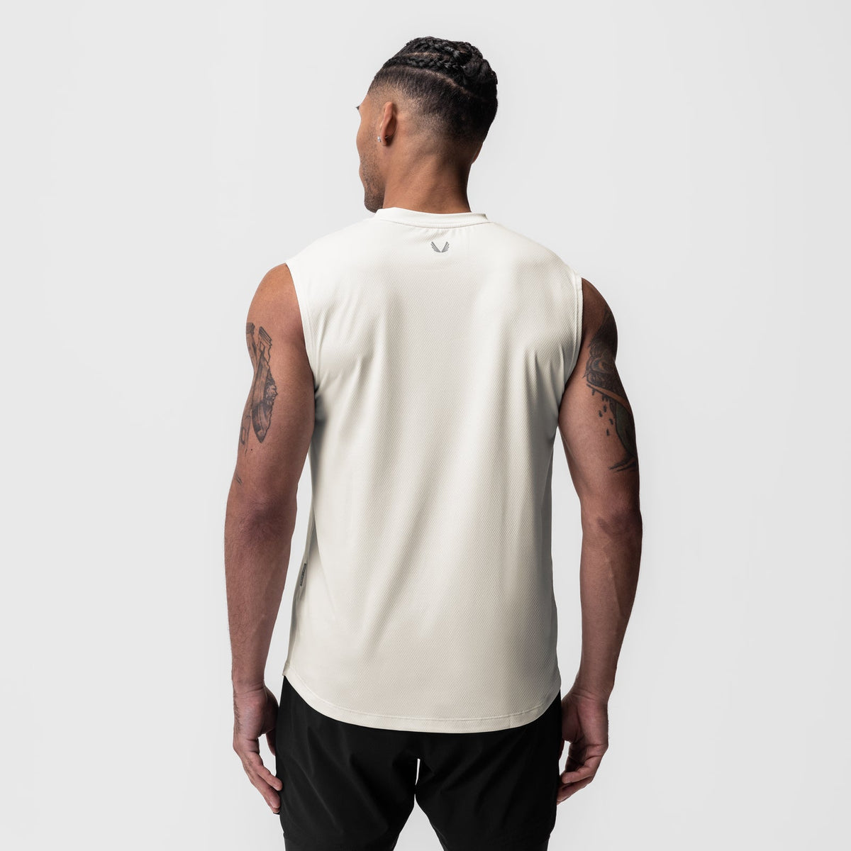 0757. AeroSilver® Cutoff Tank - Ivory Cream