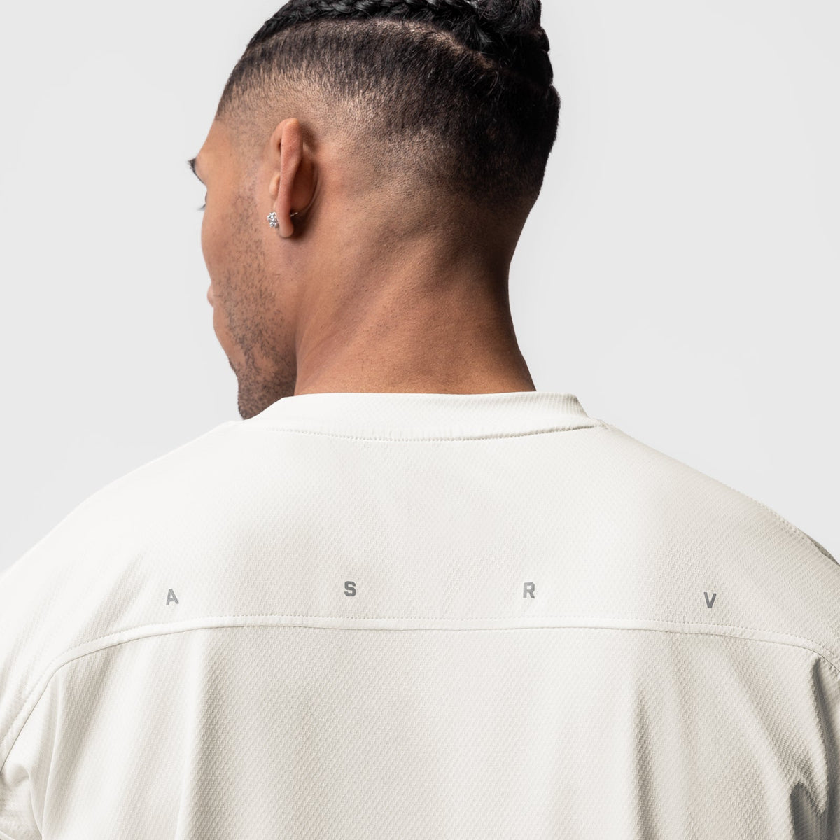 0822. AeroSilver® Oversized Tee - Ivory Cream