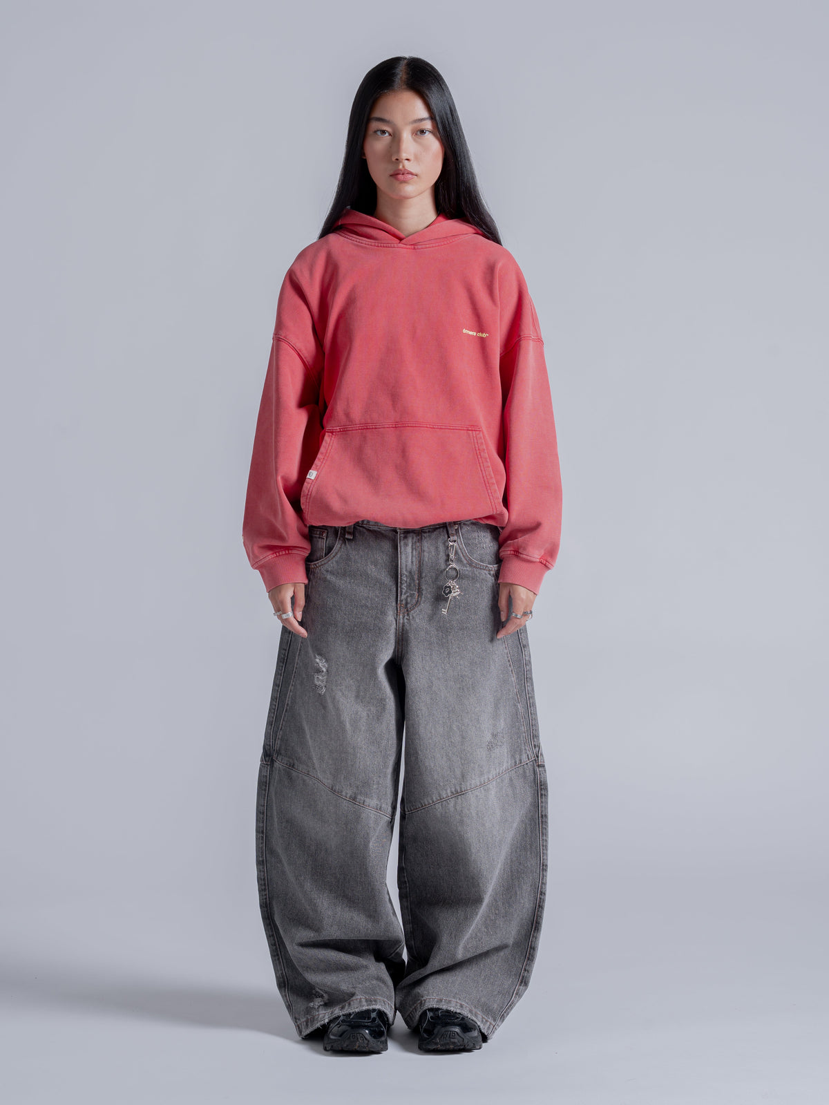 CLOSER THAN YOU THINK HOODIE - WASHED RED