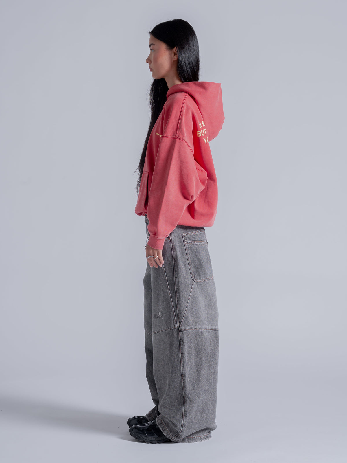 CLOSER THAN YOU THINK HOODIE - WASHED RED