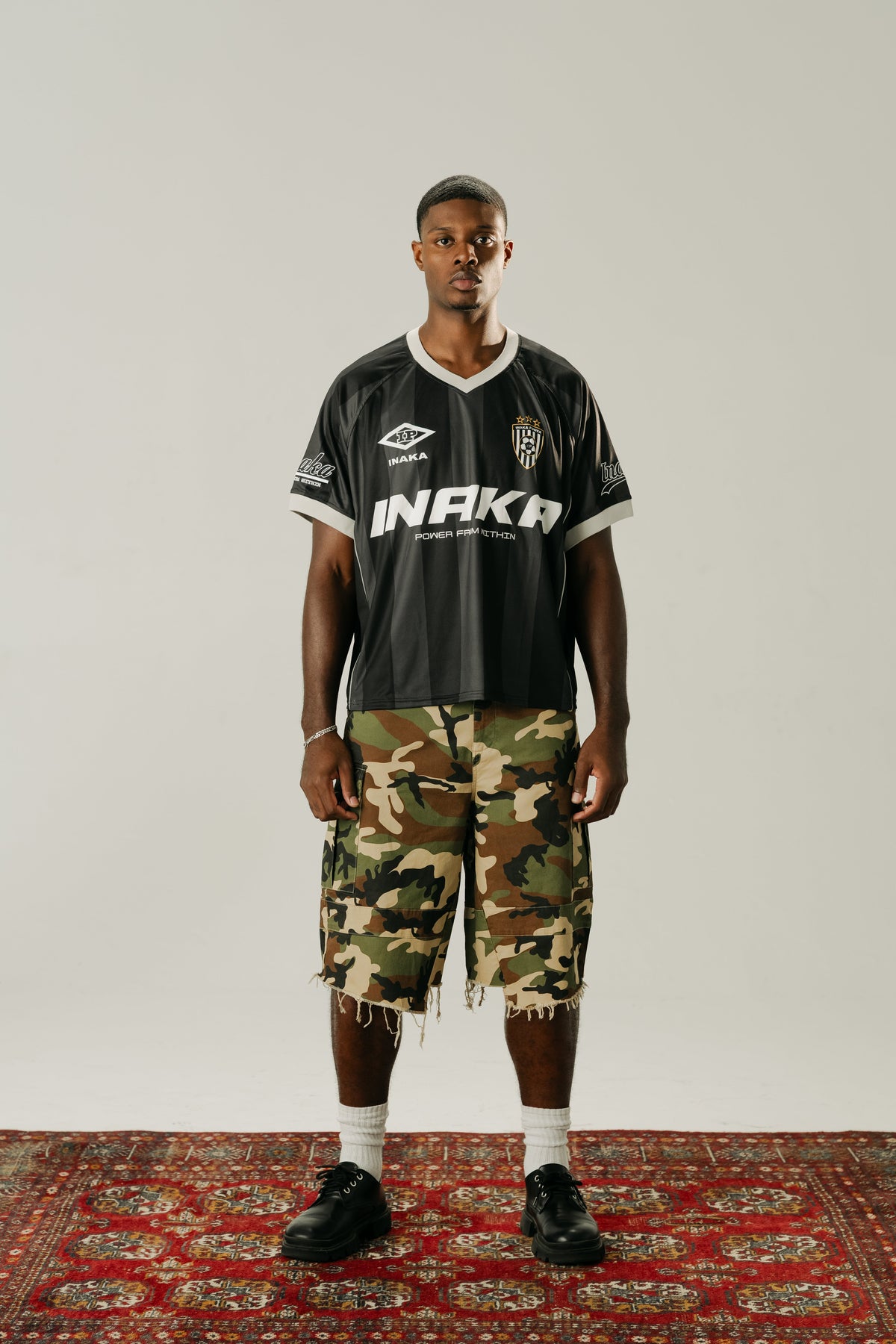 CAMO BAGGY JORTS