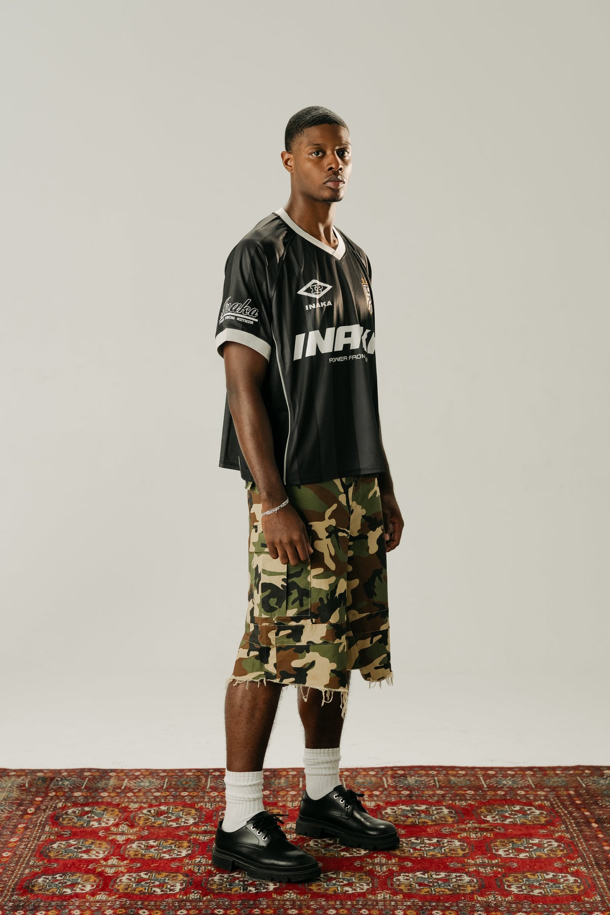 CAMO BAGGY JORTS