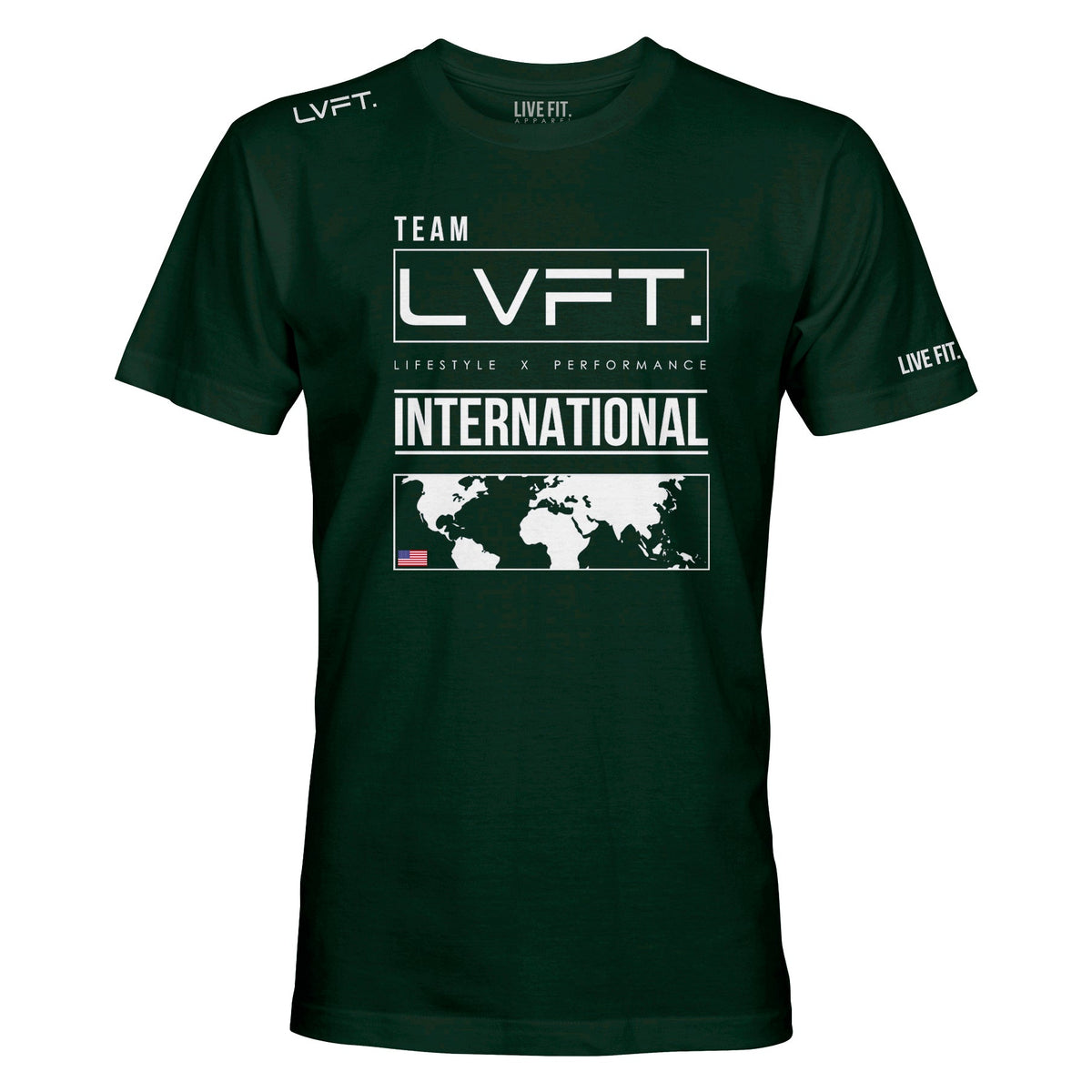 International Tee - Forest Green