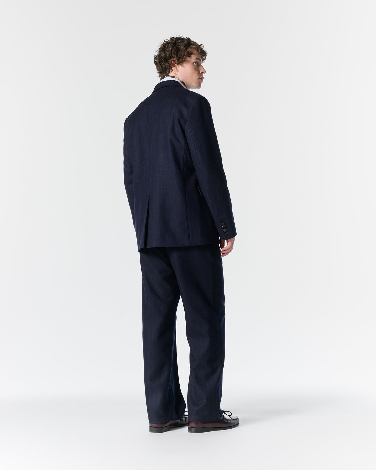 Single-Breasted Wool Jacket