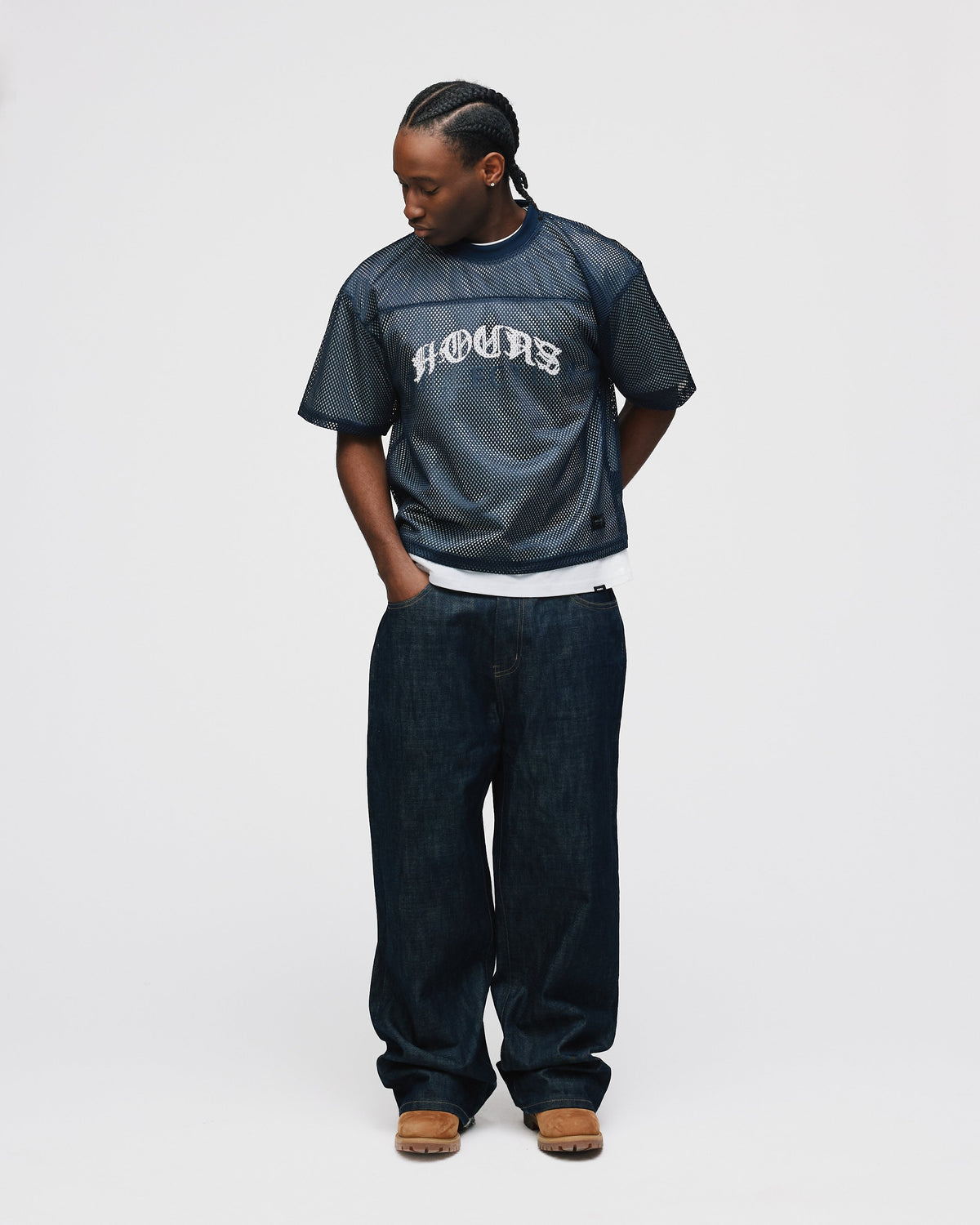 Mesh Jersey - Navy