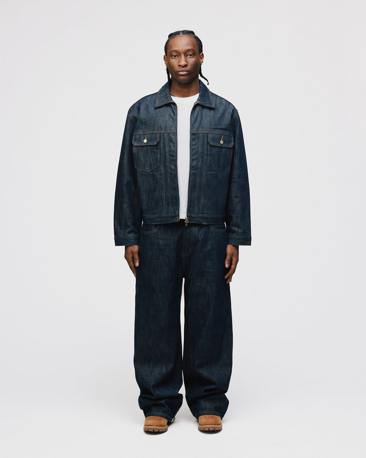 Raw Denim Jacket - Indigo