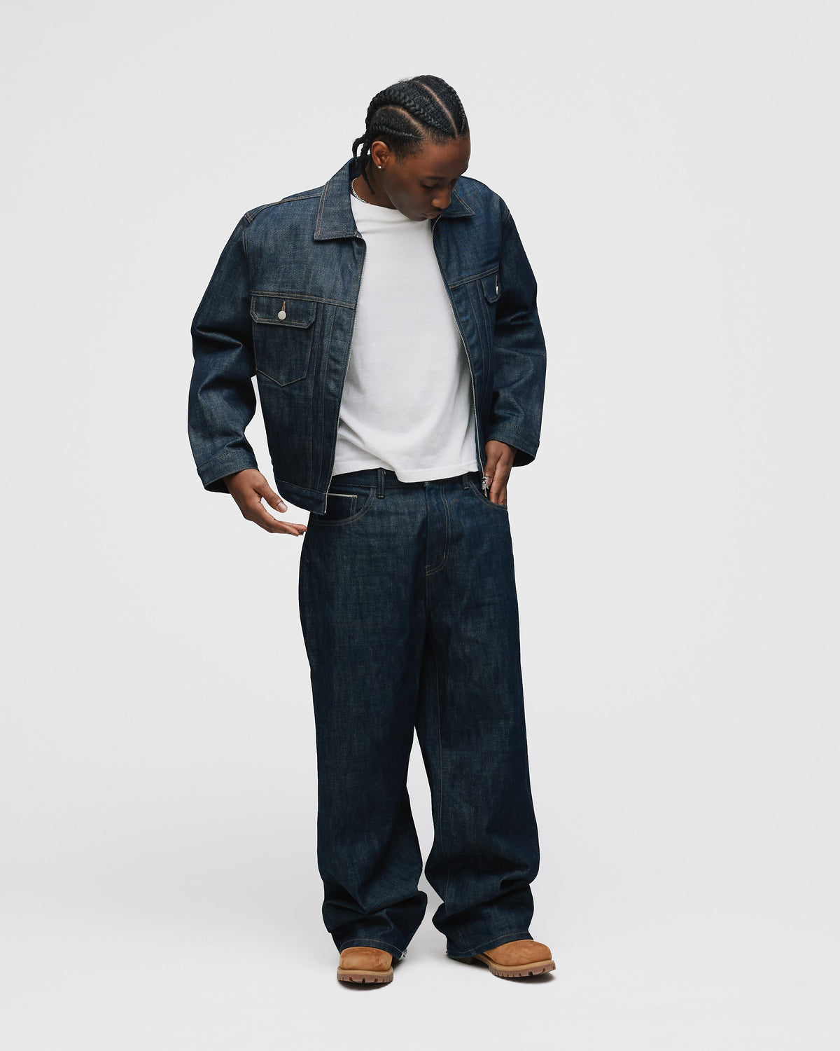 Raw Denim Jacket - Indigo