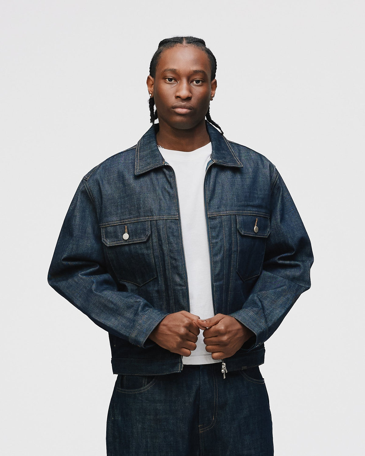 Raw Denim Jacket - Indigo