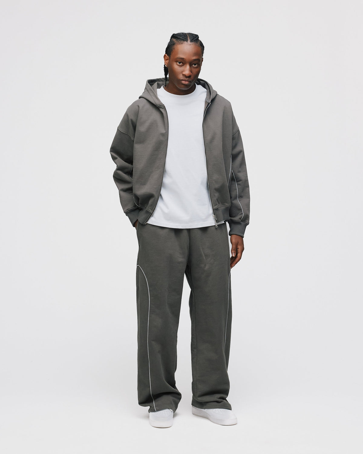 Arc Baggy Sweatpants - Charcoal