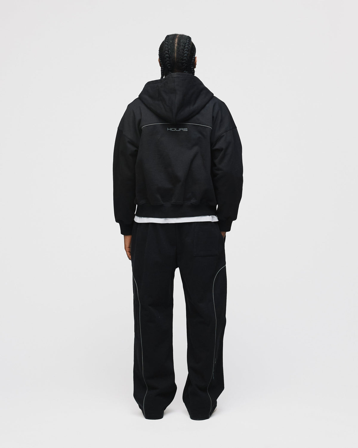 Arc Zip Hoodie - Black