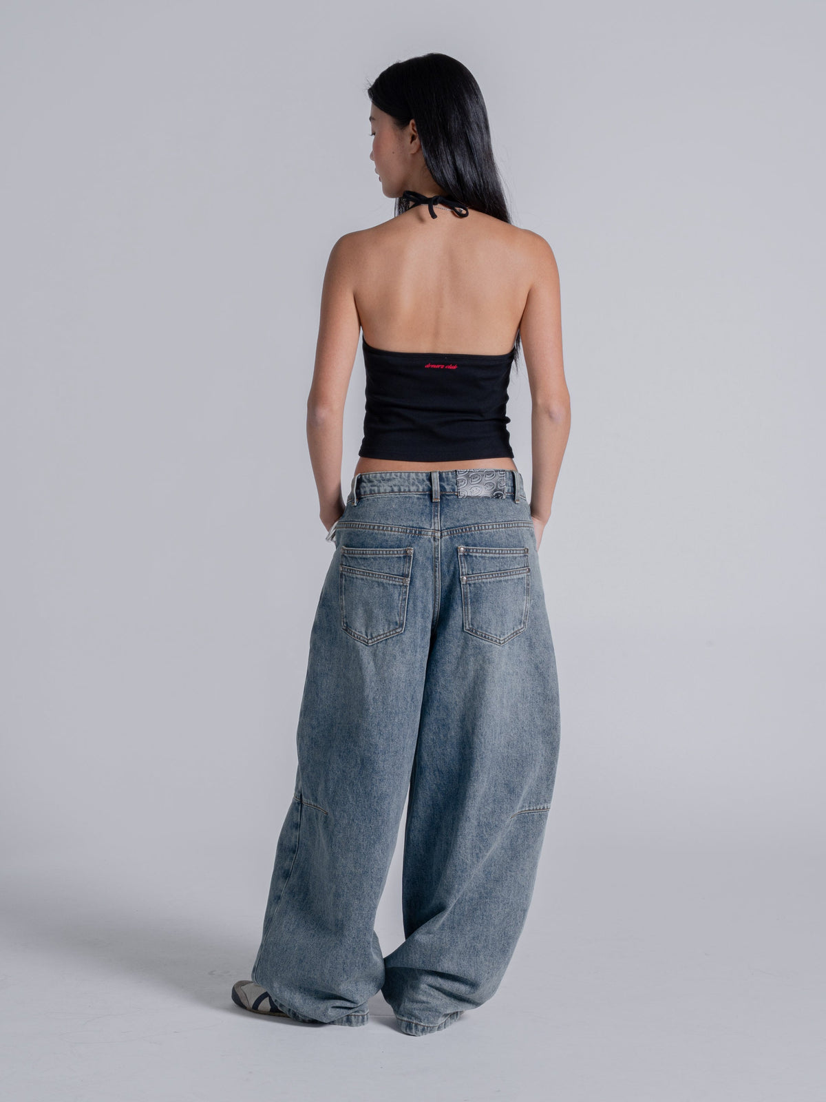 WRINKLE DENIM - VINTAGE WASHED BLUE