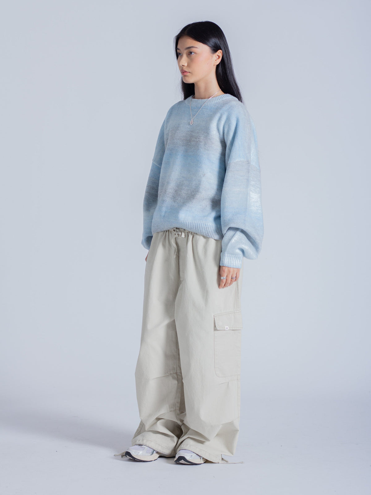 GRADIENT KNIT - BLUE MIST