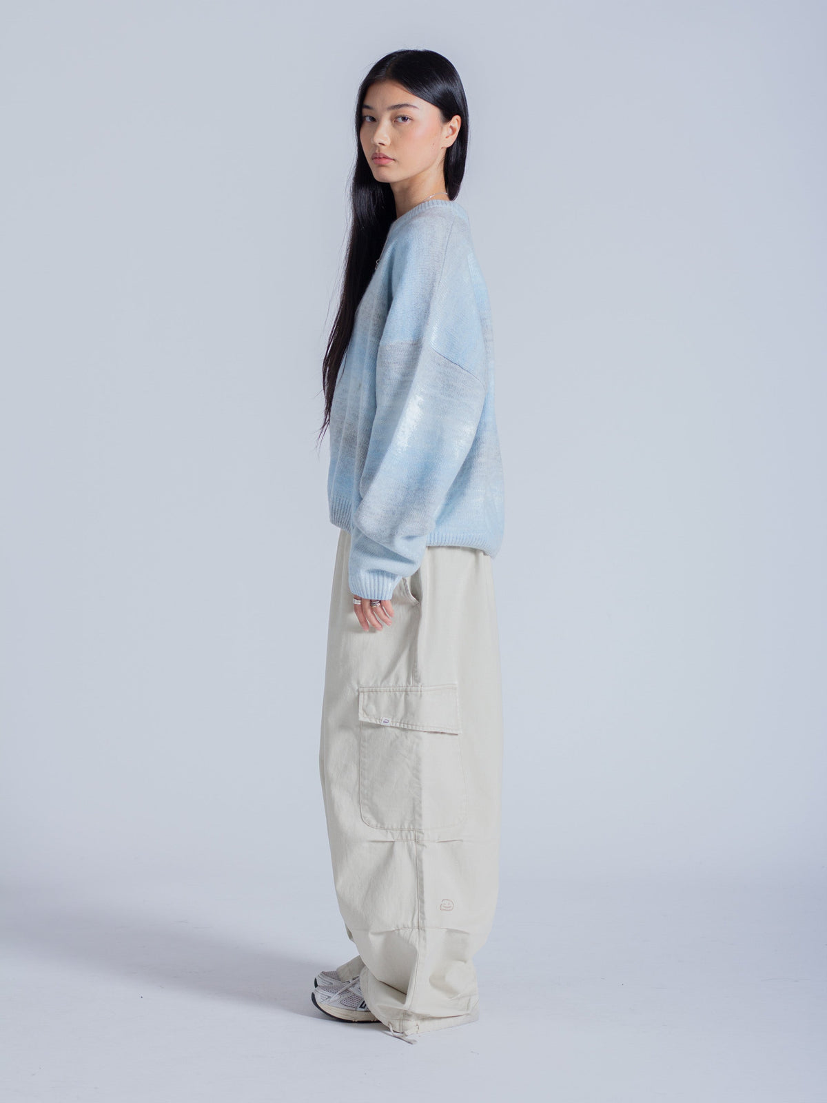 GRADIENT KNIT - BLUE MIST
