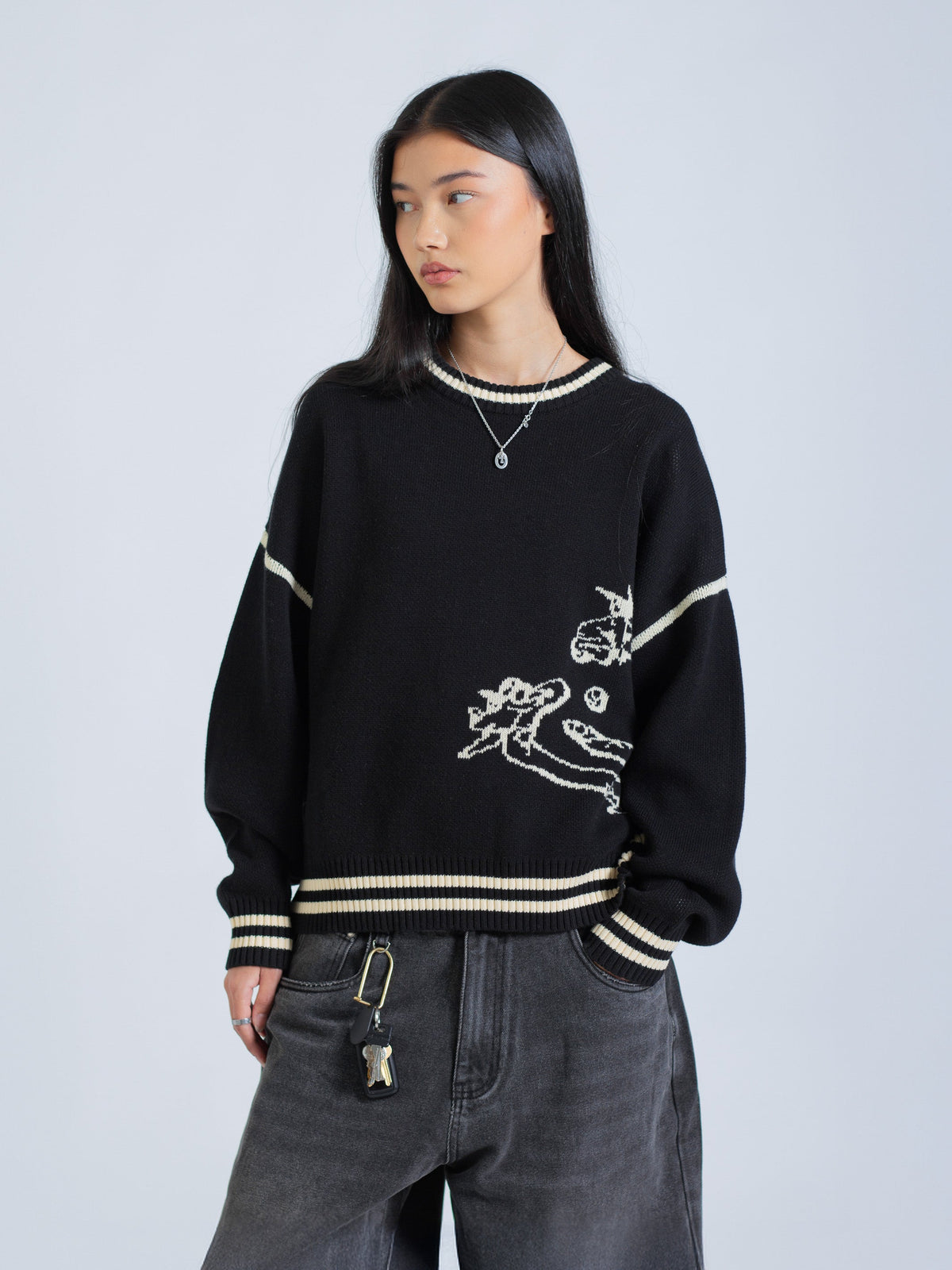 CHERUBS KNIT - BLACK