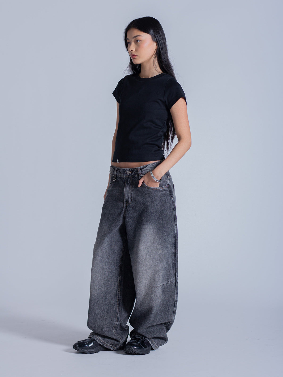 EVERYDAY BAGGY JEANS - GREY
