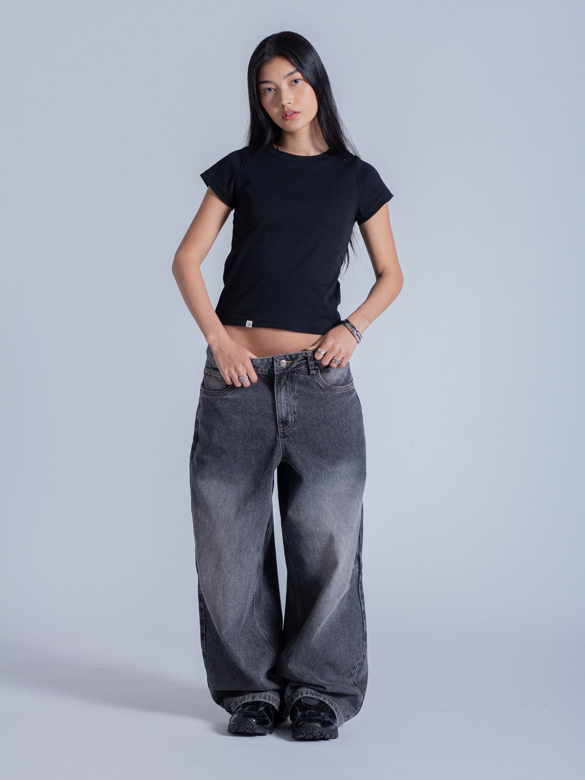 EVERYDAY BAGGY JEANS - GREY
