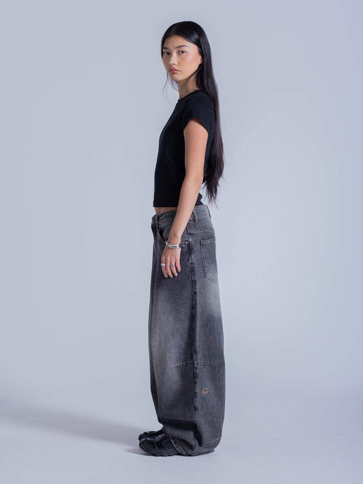 EVERYDAY BAGGY JEANS - GREY