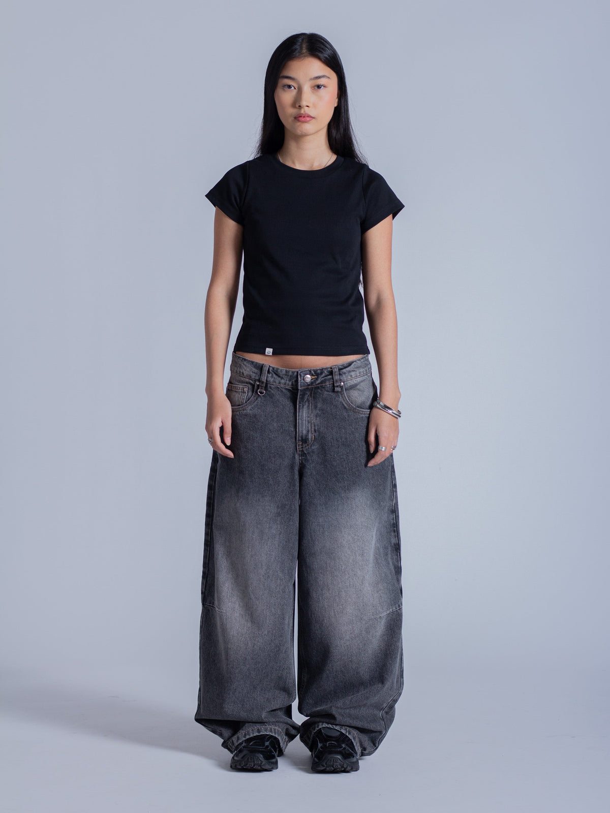 EVERYDAY BAGGY JEANS - GREY