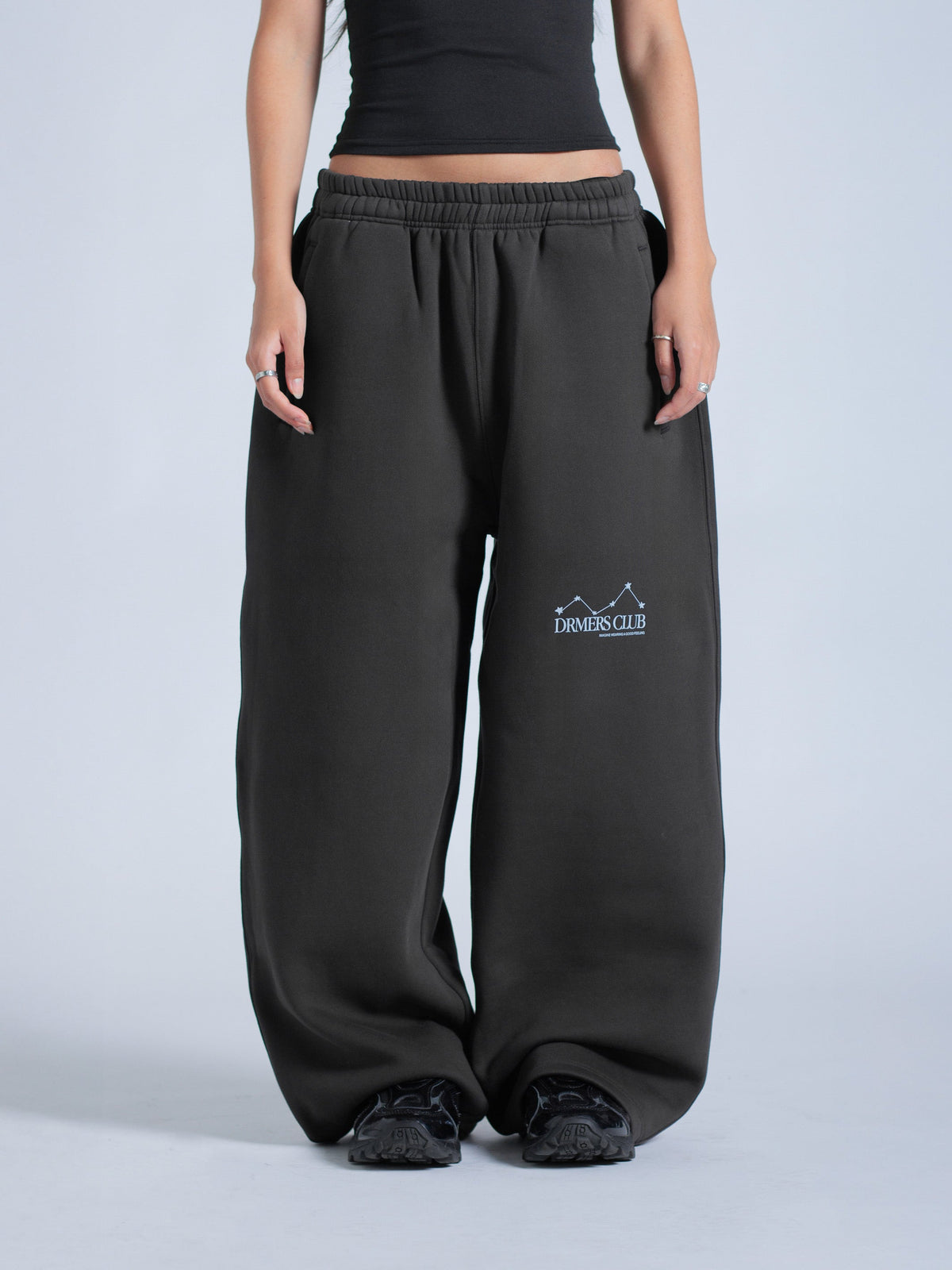 FIND YOUR OWN SIGNS SWEATPANTS - FADED BLACK