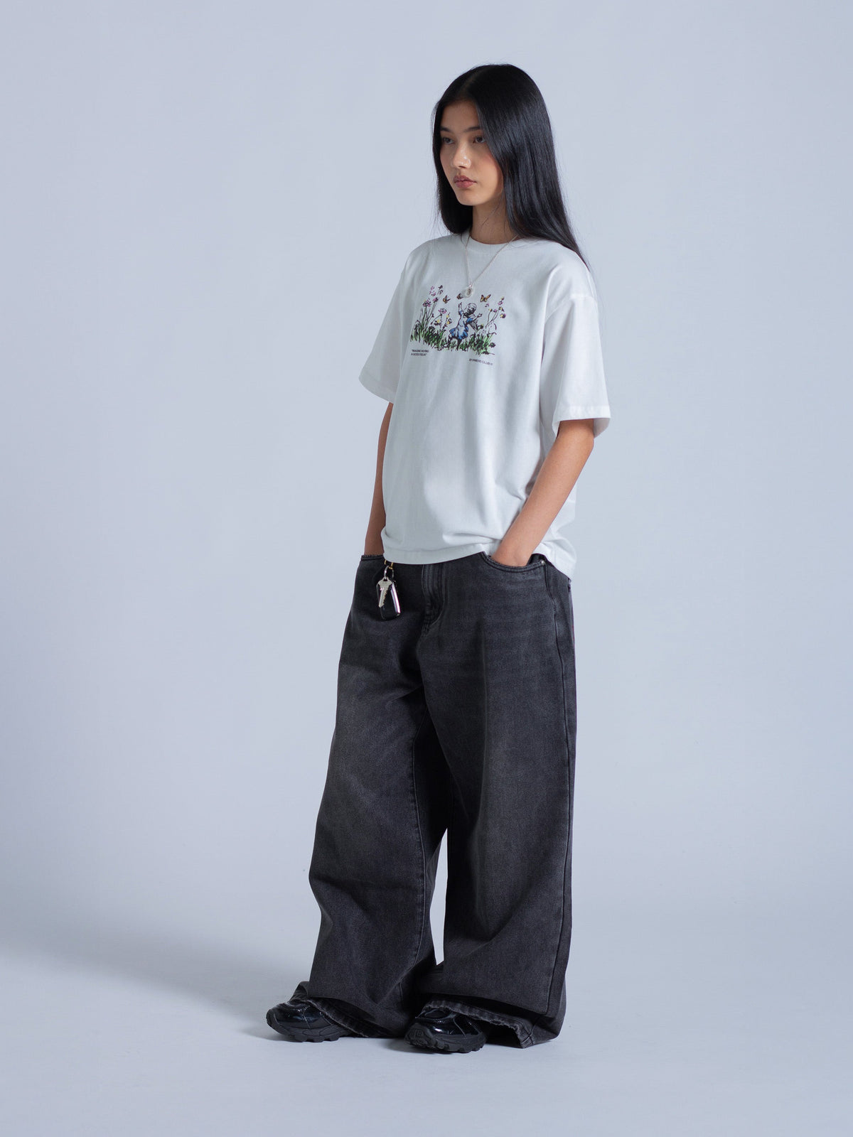 SEARCHING FOR THE DRM TEE - WHITE