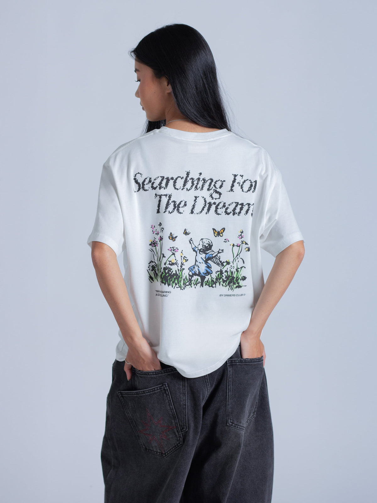 SEARCHING FOR THE DRM TEE - WHITE