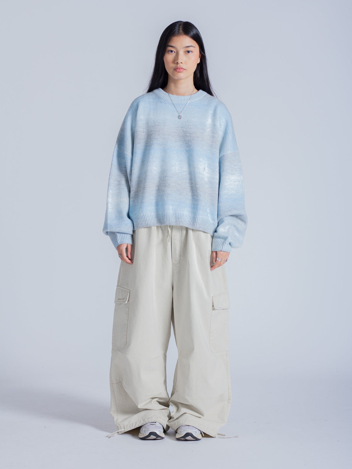 GRADIENT KNIT - BLUE MIST