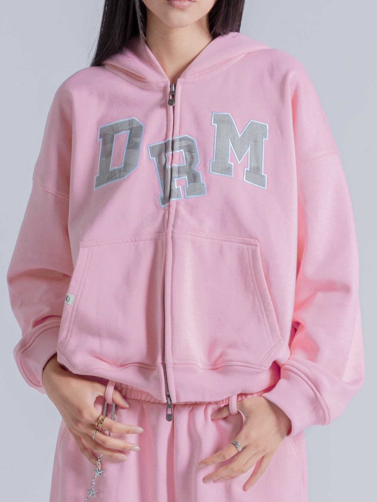 DRM ZIP UP - LIGHT PINK