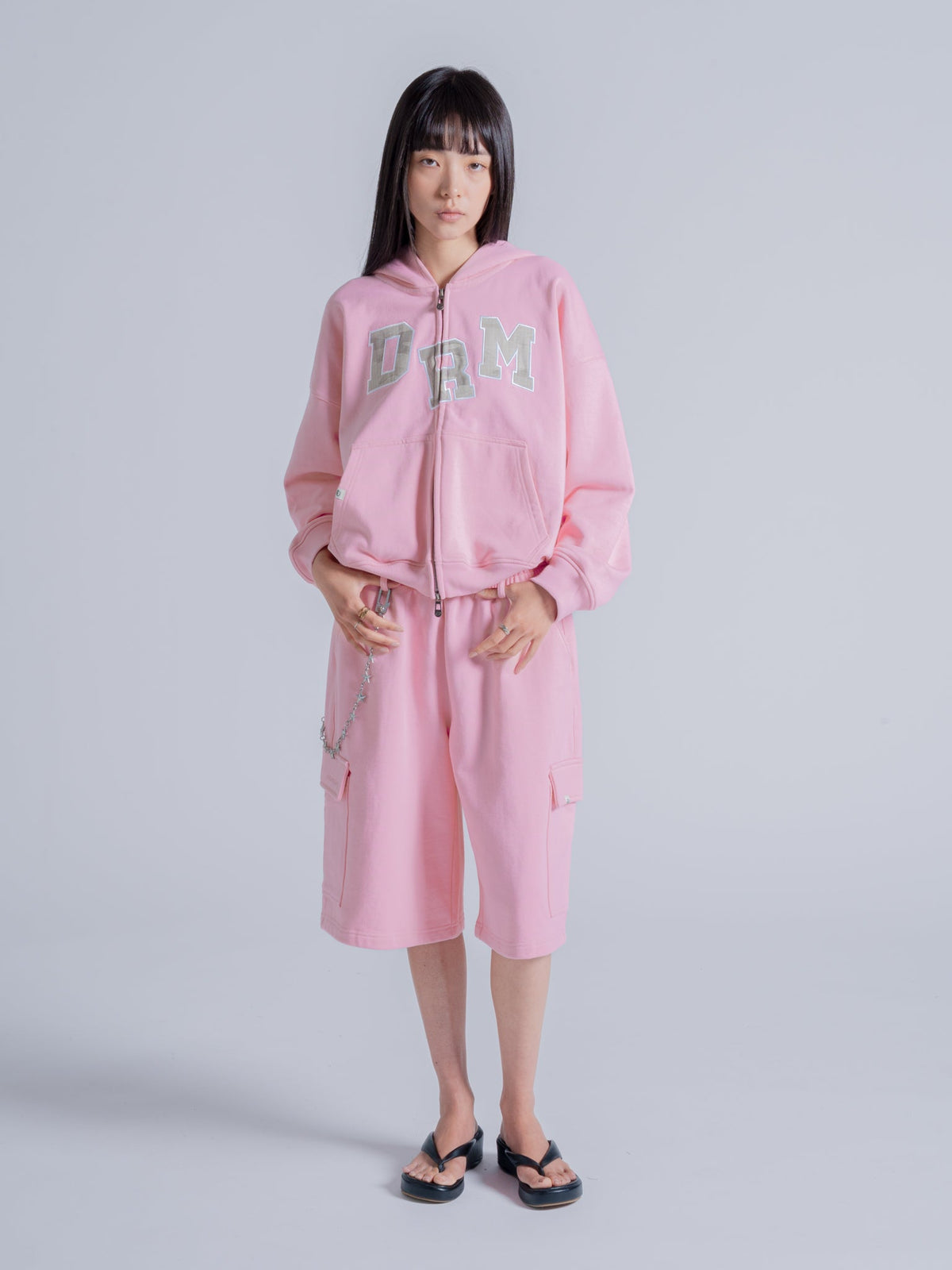 DRM ZIP UP - LIGHT PINK