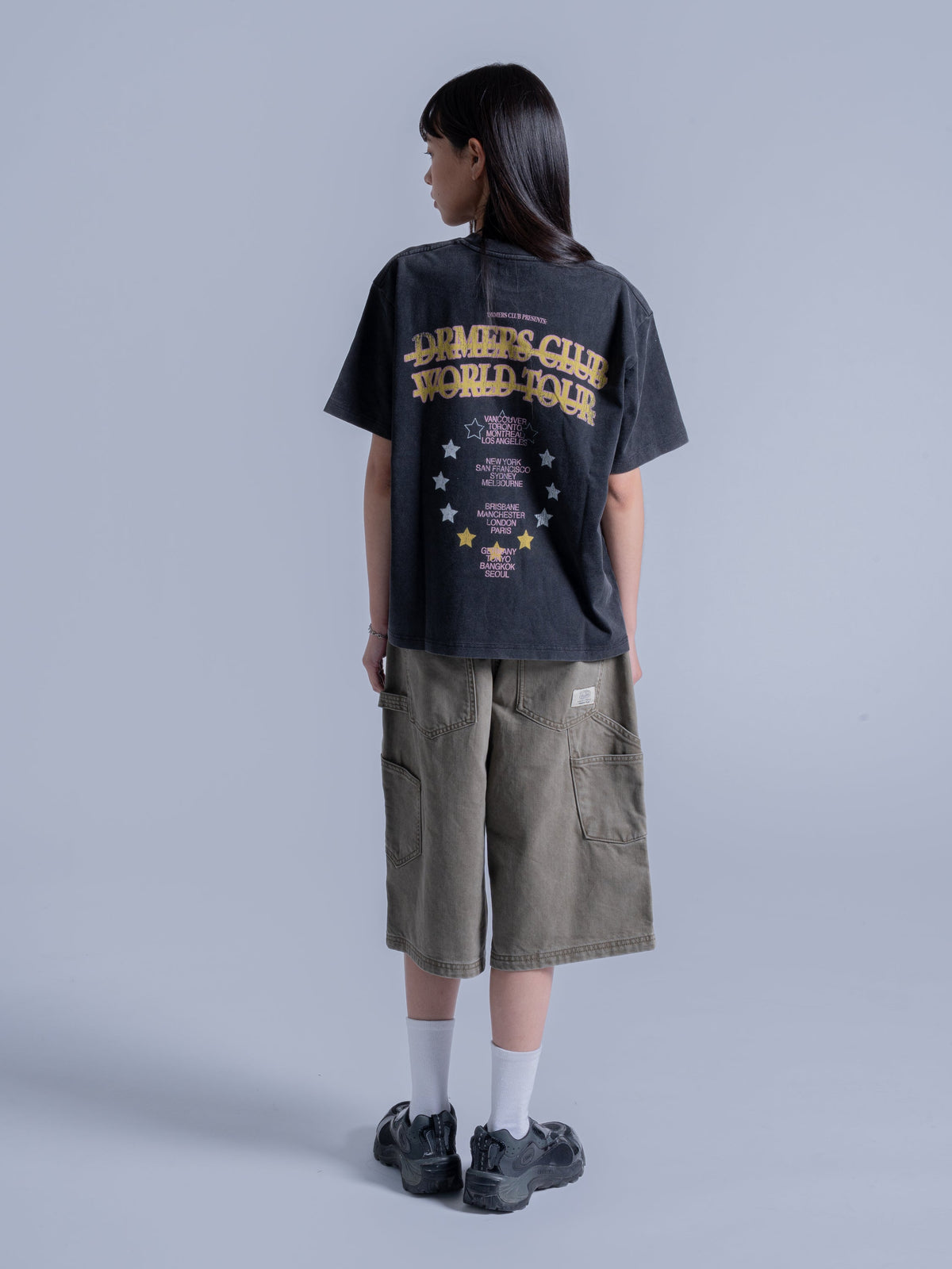 WORLD TOUR TEE - VINTAGE BLACK