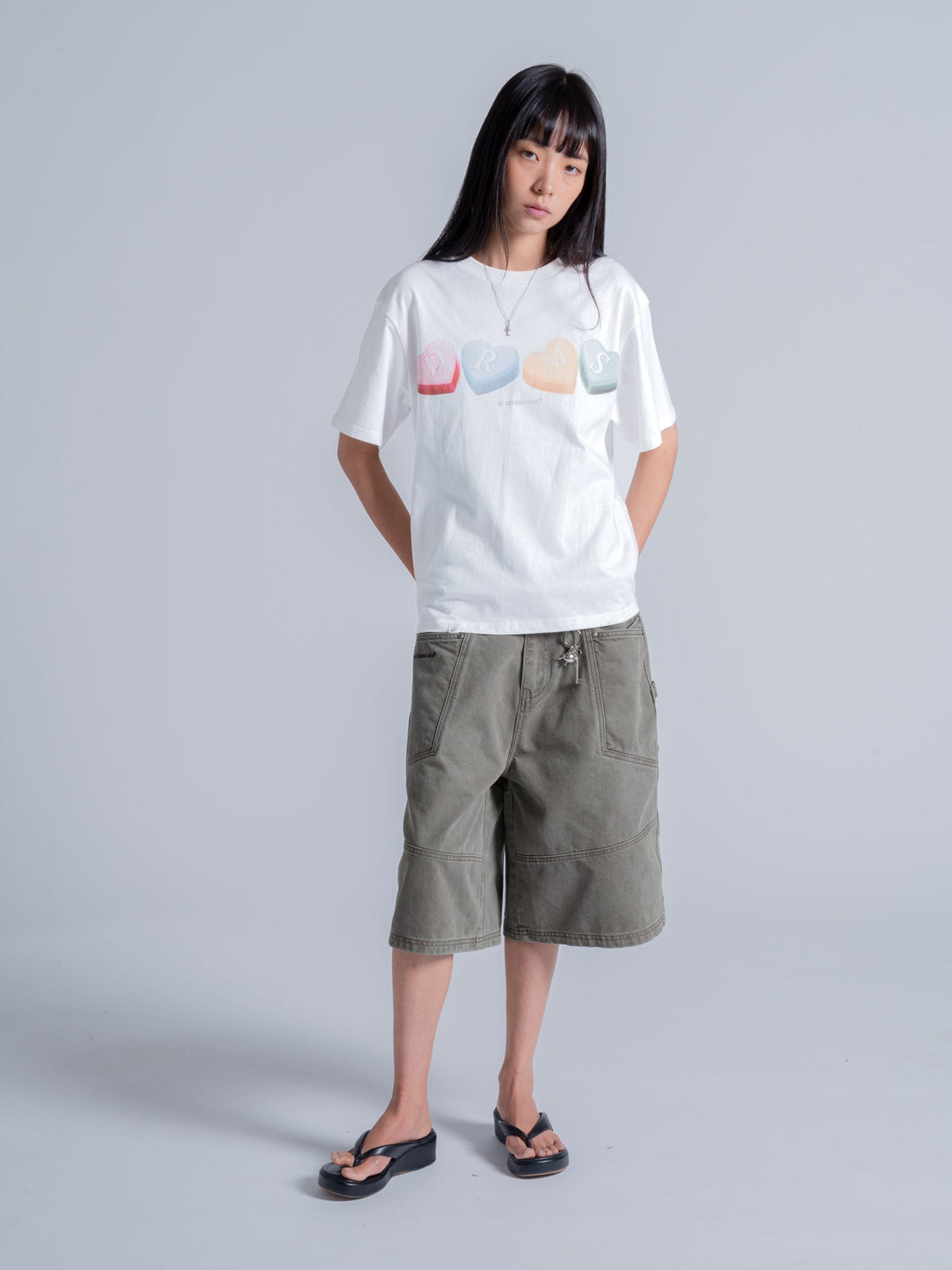 CANDY HEARTS TEE - WHITE