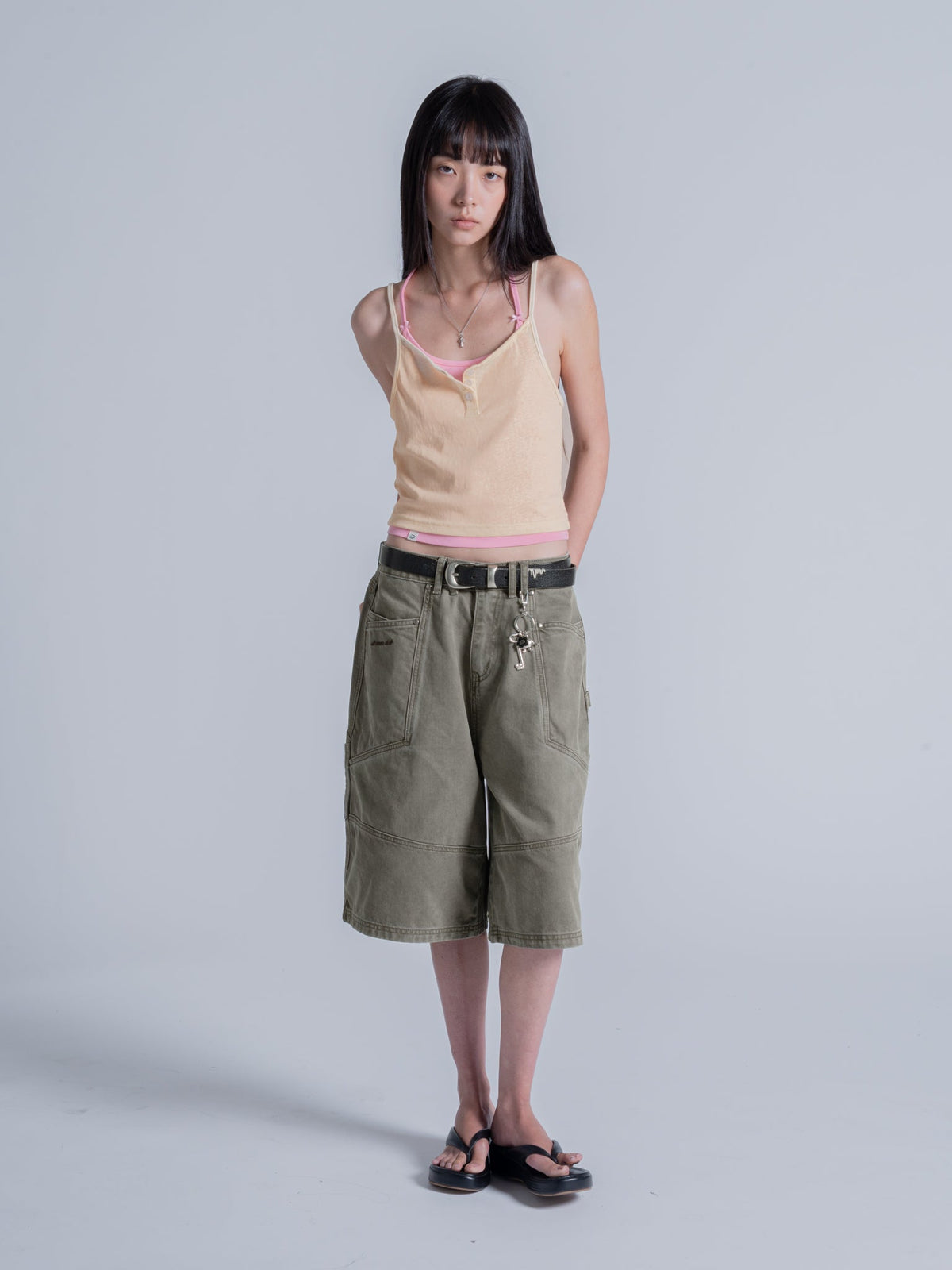 OFF DUTY LAYERED TANK - YELLOW