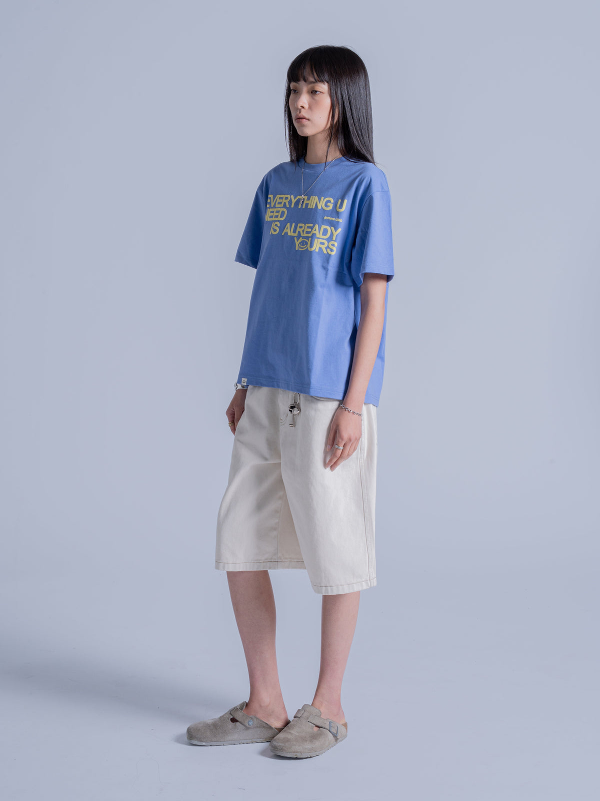 EVERYTHING U NEED TEE - PERIWINKLE